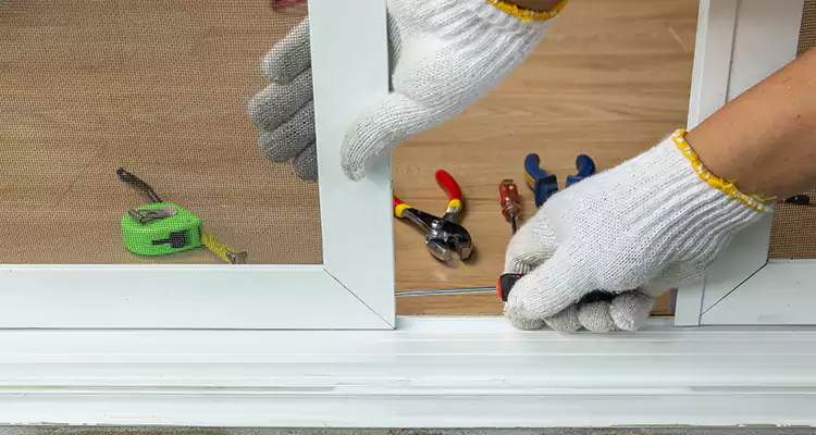 Sliding Glass Door Off Rails Repair in The Villages, FL